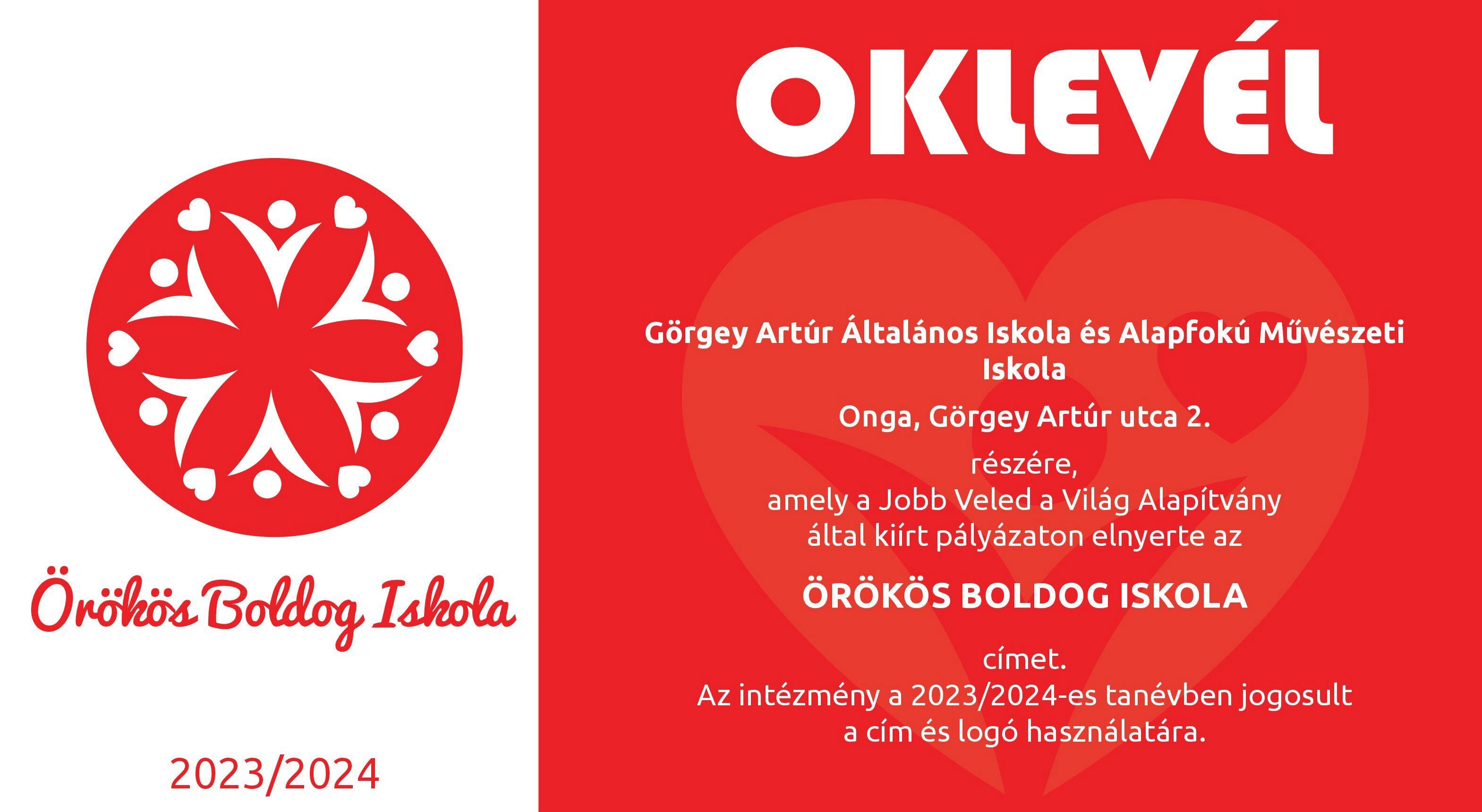 Örökös Ökoiskola logo